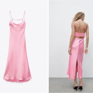 COPY - Pink maxi zara dress